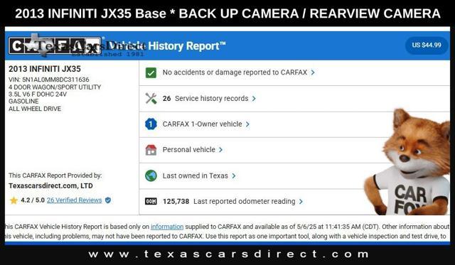 used 2013 INFINITI JX35 car, priced at $9,887