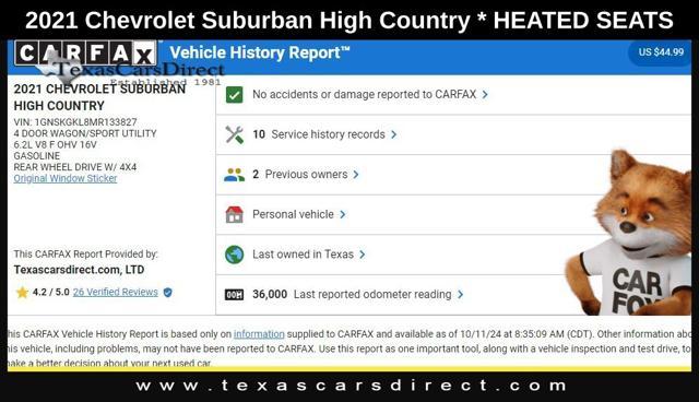 used 2021 Chevrolet Suburban car, priced at $57,349