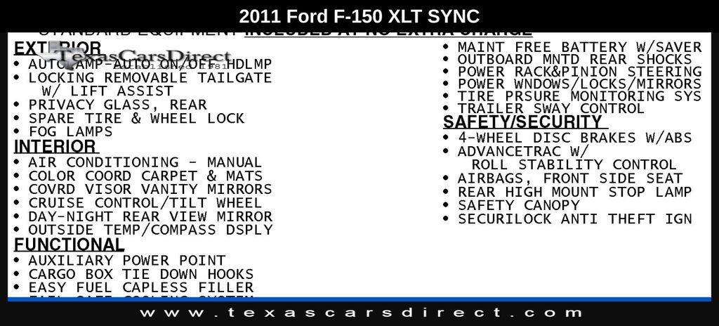 used 2011 Ford F-150 car, priced at $11,939