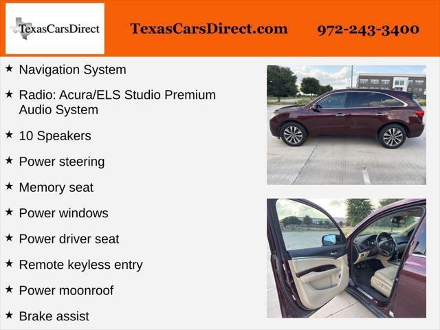 used 2015 Acura MDX car, priced at $11,995