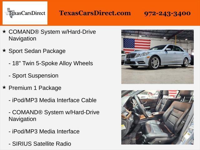 used 2013 Mercedes-Benz E-Class car, priced at $11,995