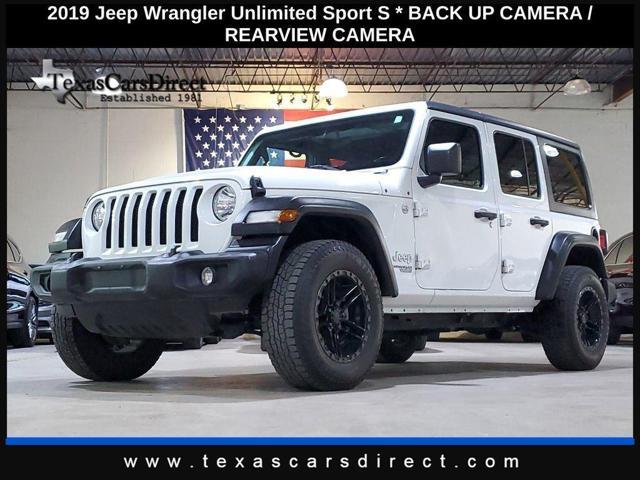 used 2019 Jeep Wrangler Unlimited car, priced at $21,988