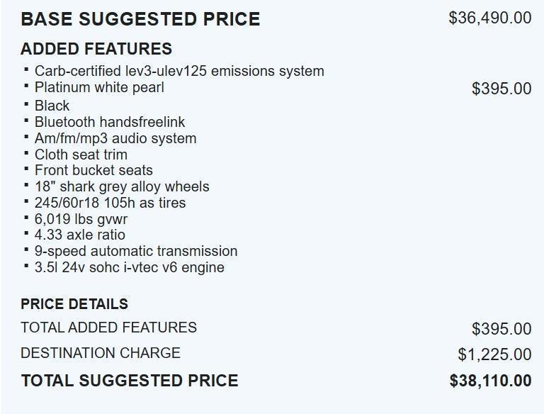 used 2021 Honda Ridgeline car, priced at $24,998