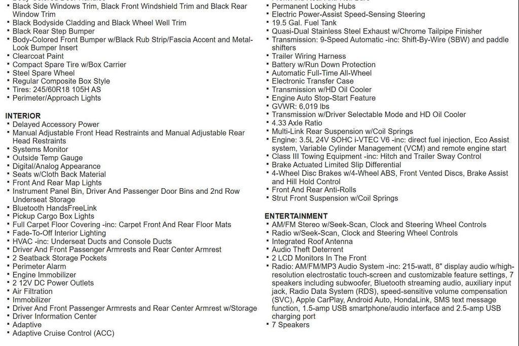 used 2021 Honda Ridgeline car, priced at $24,998