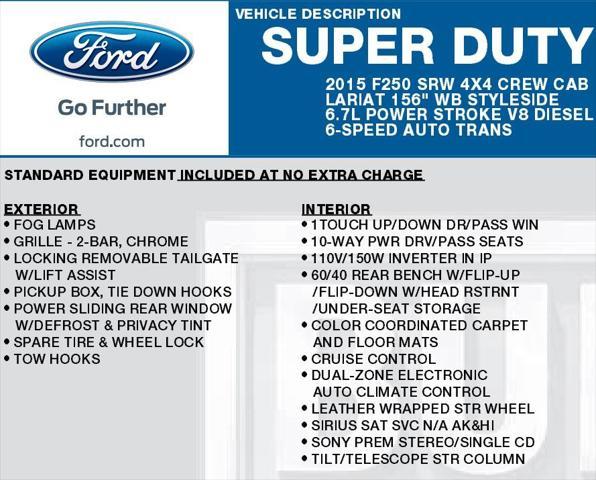 used 2015 Ford F-250 car, priced at $34,956