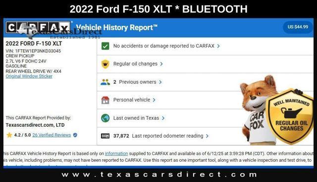 used 2022 Ford F-150 car, priced at $41,749