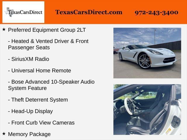 used 2019 Chevrolet Corvette car, priced at $41,998