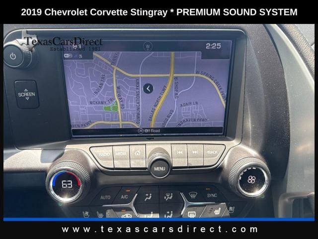 used 2019 Chevrolet Corvette car, priced at $41,998