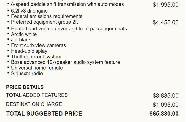 used 2019 Chevrolet Corvette car, priced at $37,900