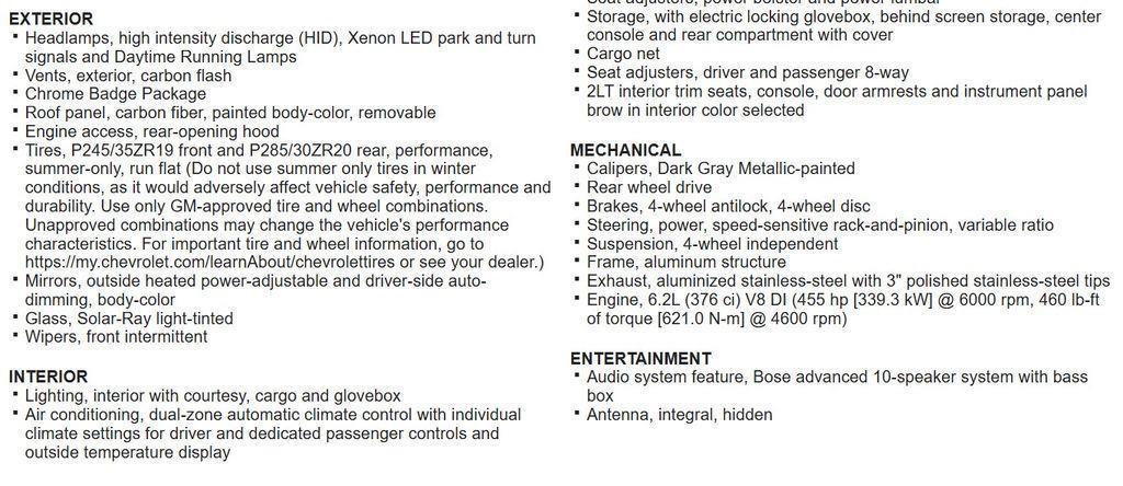 used 2019 Chevrolet Corvette car, priced at $37,900