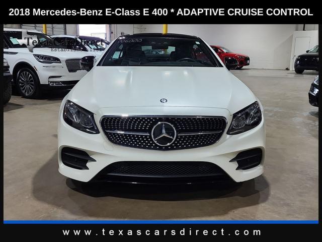 used 2018 Mercedes-Benz E-Class car, priced at $31,988