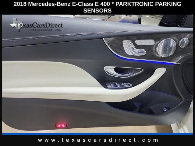 used 2018 Mercedes-Benz E-Class car, priced at $31,988