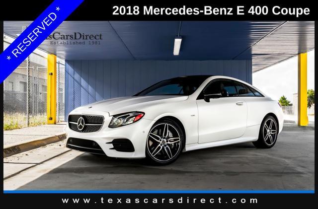 used 2018 Mercedes-Benz E-Class car, priced at $31,988