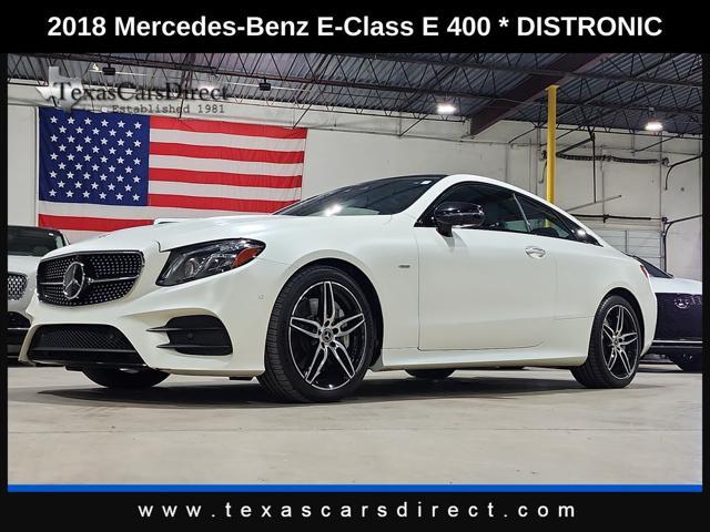 used 2018 Mercedes-Benz E-Class car, priced at $31,988