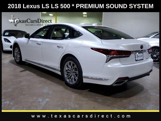 used 2018 Lexus LS 500 car, priced at $39,995