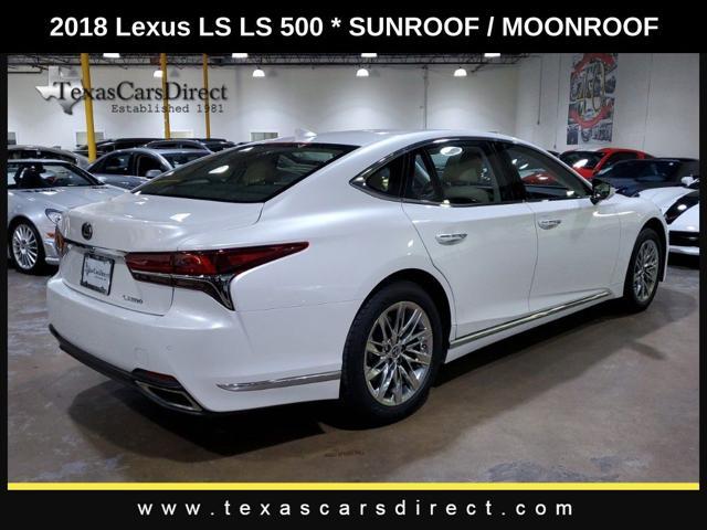 used 2018 Lexus LS 500 car, priced at $39,995