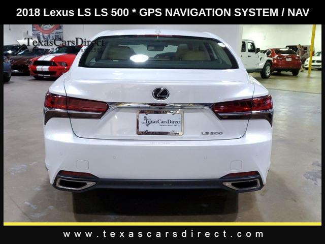 used 2018 Lexus LS 500 car, priced at $39,995