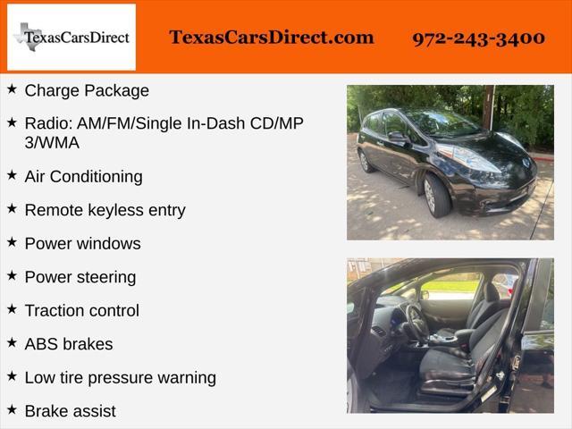 used 2014 Nissan Leaf car, priced at $4,987
