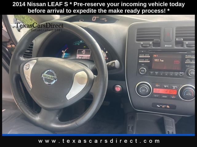 used 2014 Nissan Leaf car, priced at $4,987