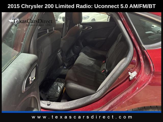 used 2015 Chrysler 200 car, priced at $9,657