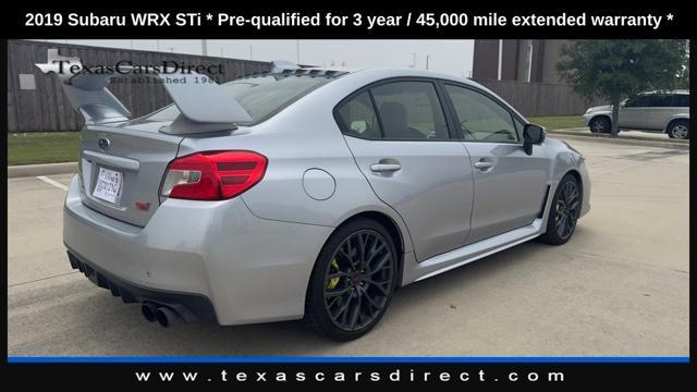 used 2019 Subaru WRX STI car, priced at $25,899