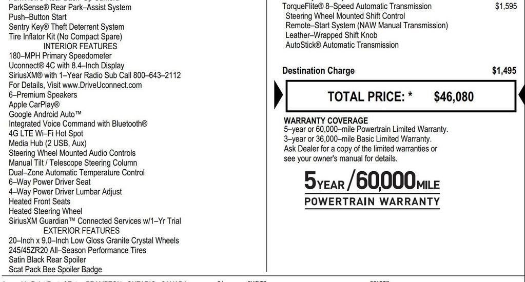 used 2020 Dodge Challenger car, priced at $35,900