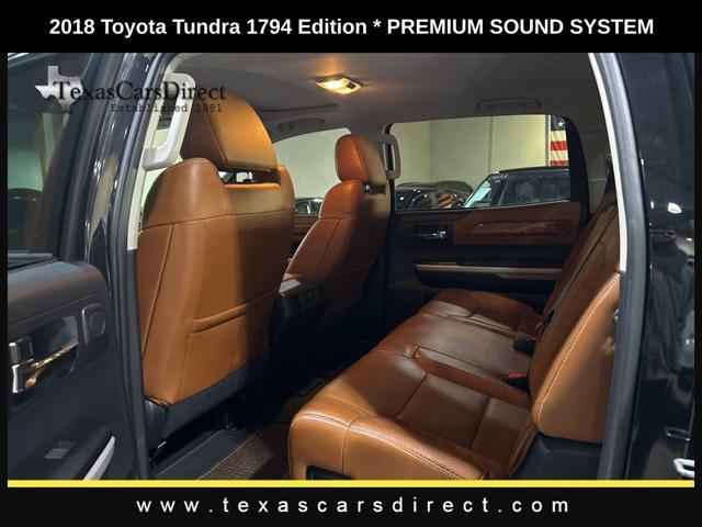 used 2018 Toyota Tundra car, priced at $39,896