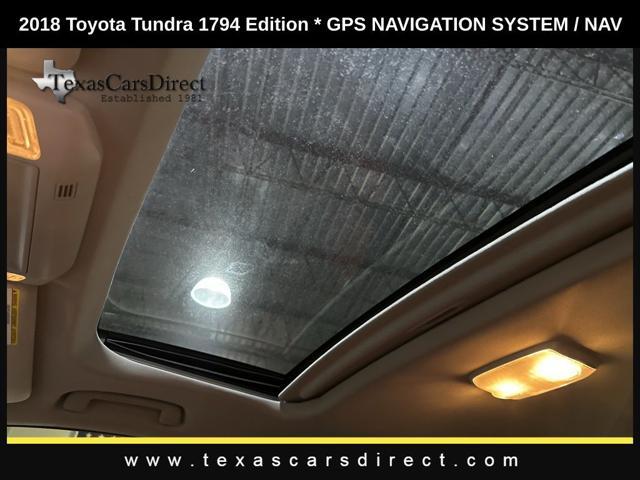 used 2018 Toyota Tundra car, priced at $39,896