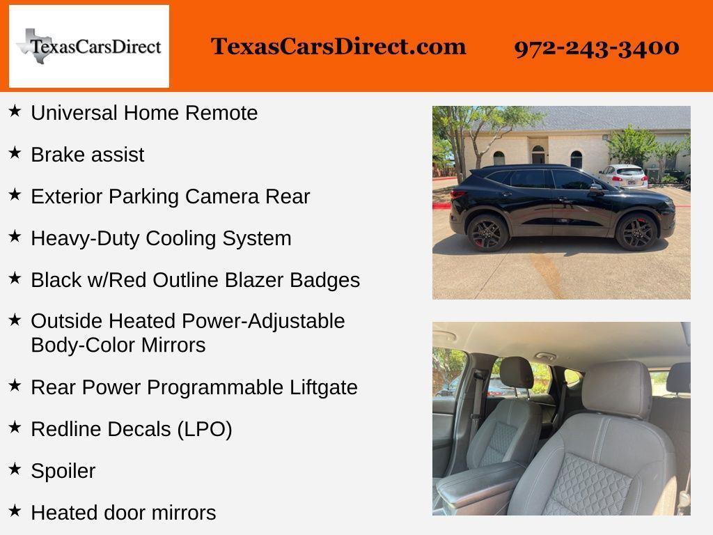 used 2020 Chevrolet Blazer car, priced at $18,595