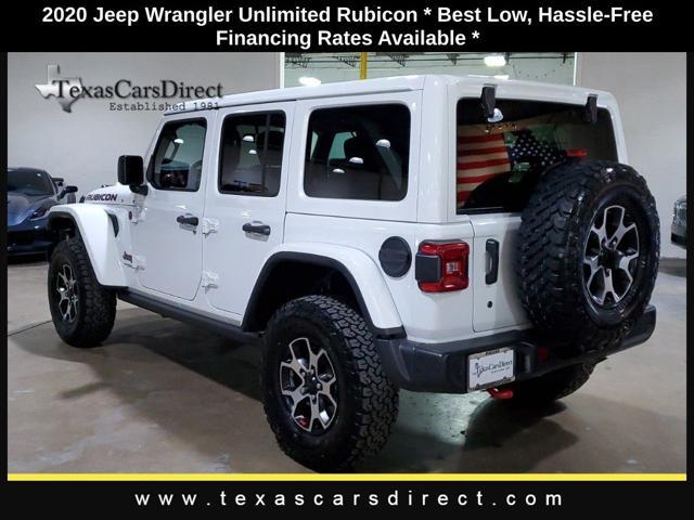 used 2020 Jeep Wrangler Unlimited car, priced at $33,886