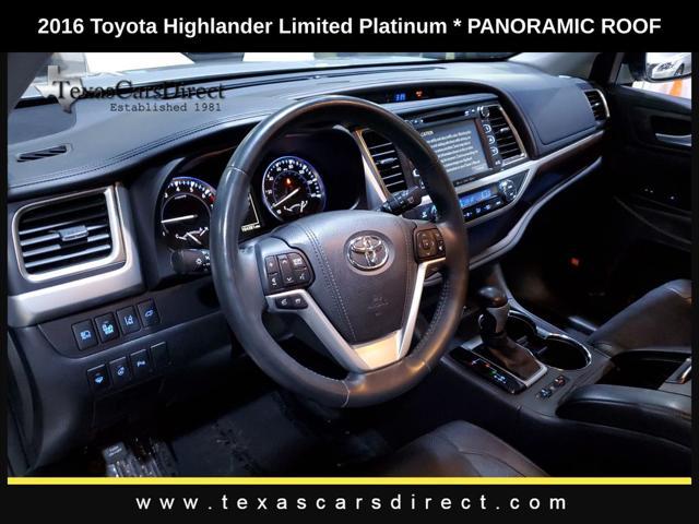 used 2016 Toyota Highlander car, priced at $16,790