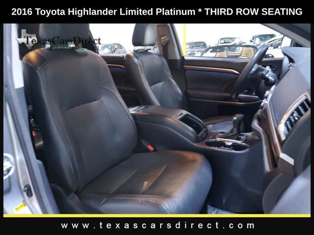 used 2016 Toyota Highlander car, priced at $16,790