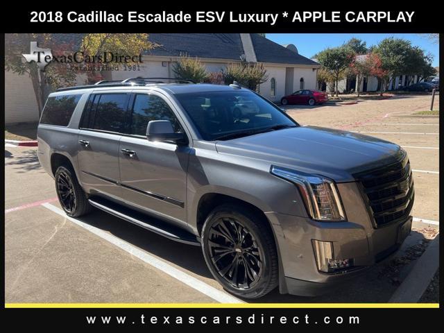 used 2018 Cadillac Escalade ESV car, priced at $27,998