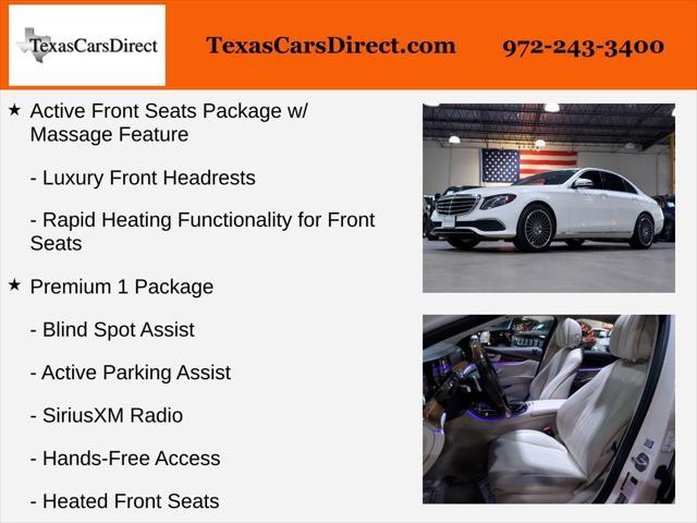 used 2018 Mercedes-Benz E-Class car, priced at $19,449
