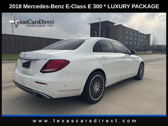 used 2018 Mercedes-Benz E-Class car, priced at $19,449