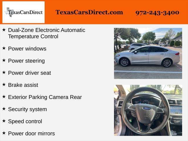 used 2017 Ford Fusion car, priced at $11,739