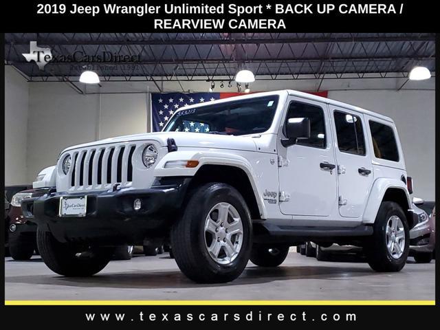 used 2019 Jeep Wrangler Unlimited car, priced at $19,998