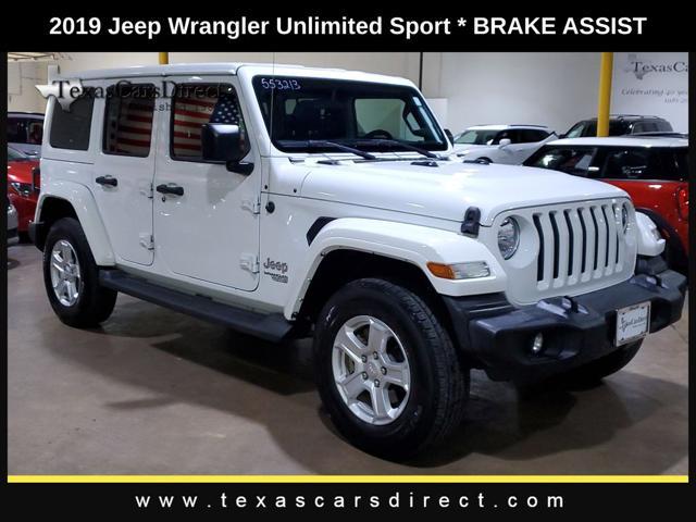 used 2019 Jeep Wrangler Unlimited car, priced at $19,998