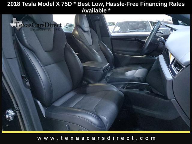 used 2018 Tesla Model X car, priced at $29,959