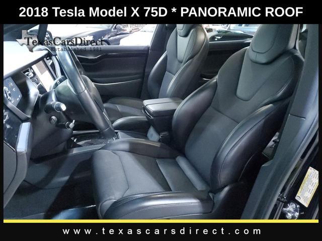 used 2018 Tesla Model X car, priced at $29,959