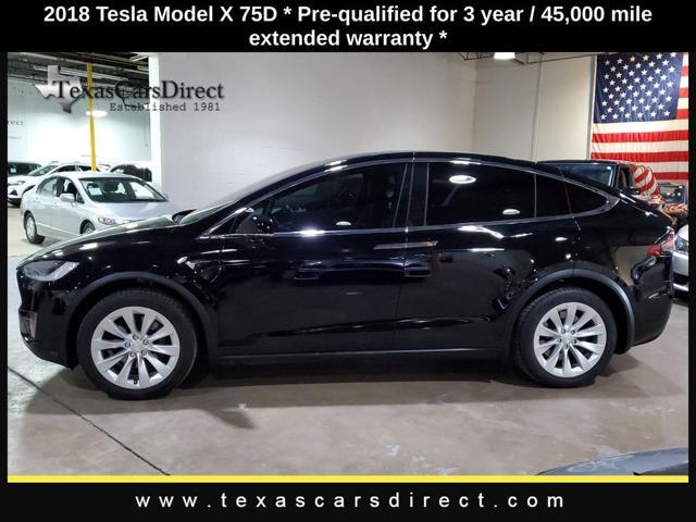 used 2018 Tesla Model X car, priced at $29,959