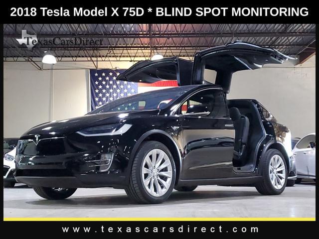 used 2018 Tesla Model X car, priced at $29,959