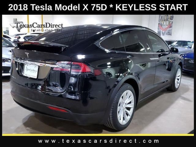 used 2018 Tesla Model X car, priced at $29,959