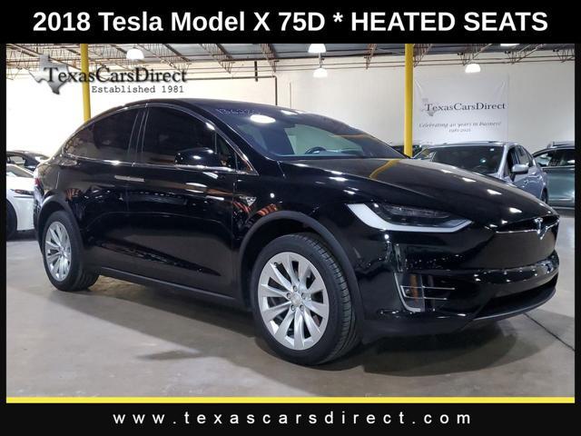 used 2018 Tesla Model X car, priced at $29,959