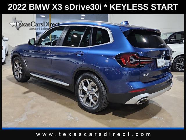 used 2022 BMW X3 car, priced at $33,460