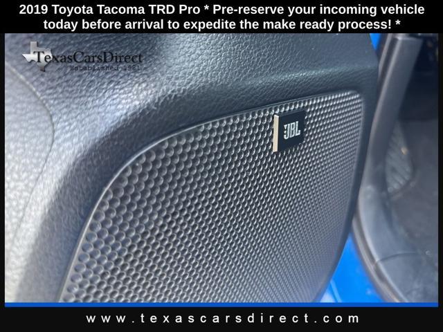 used 2019 Toyota Tacoma car, priced at $29,995