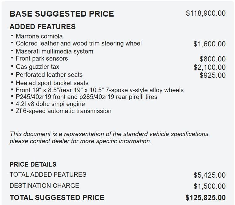 used 2011 Maserati GranTurismo car, priced at $26,498