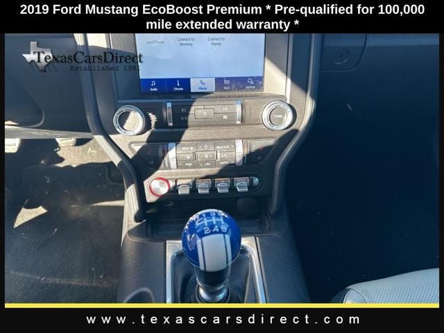 used 2019 Ford Mustang car, priced at $23,997