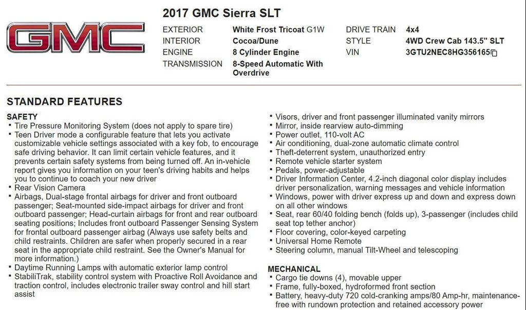 used 2017 GMC Sierra 1500 car, priced at $24,996