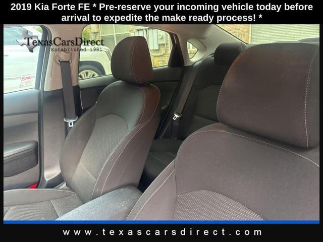 used 2019 Kia Forte car, priced at $8,995